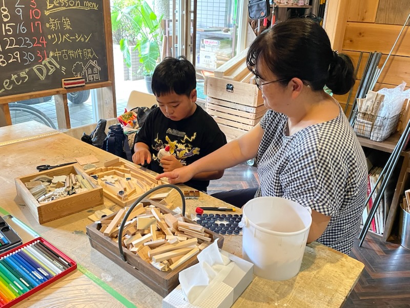 子供の工作づくり京都，親子体験京都
